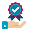 Icon representing custom hardware support and compliance with industry standards.